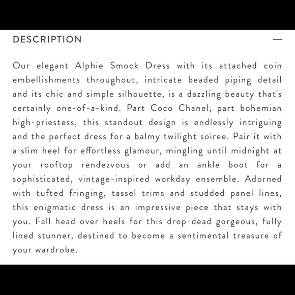 SOLD🌟 Spell & the Gypsy Alphie Smock Mini Dress - Picture 10 of 16